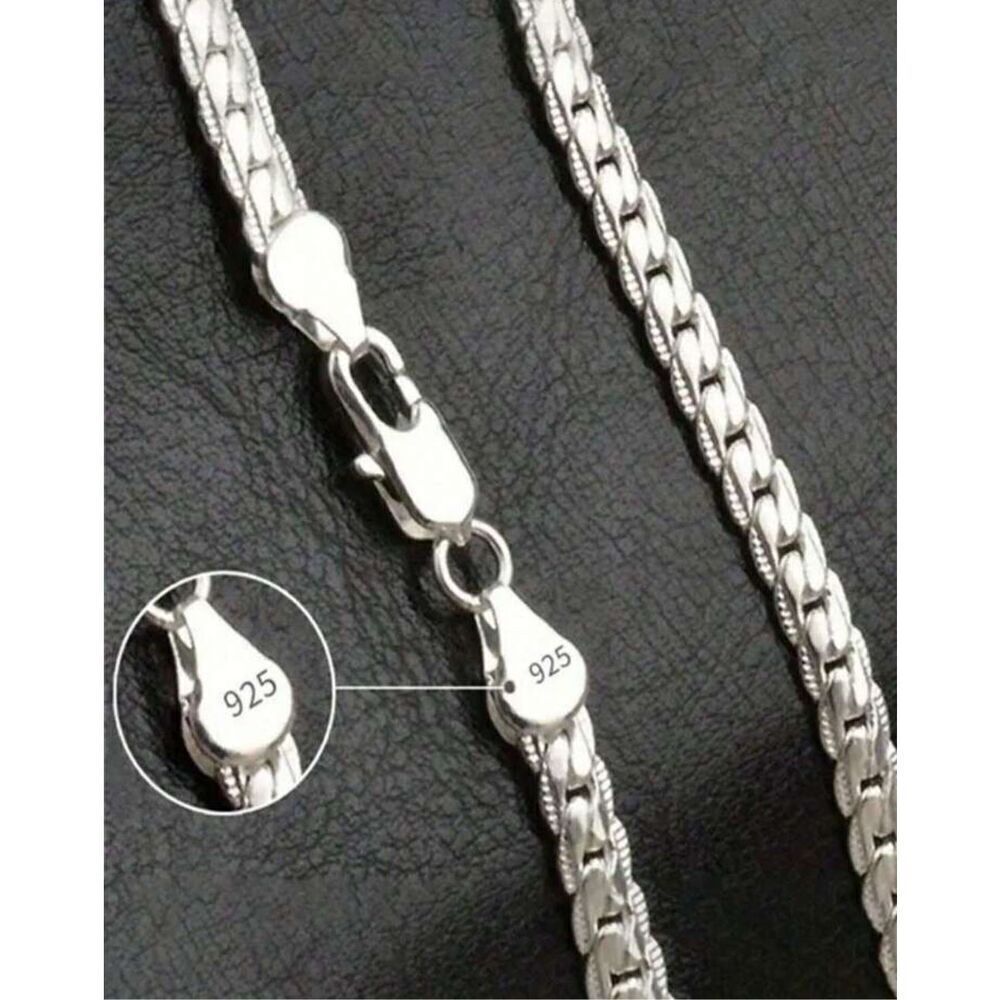 4 MM sterling Silver Chain